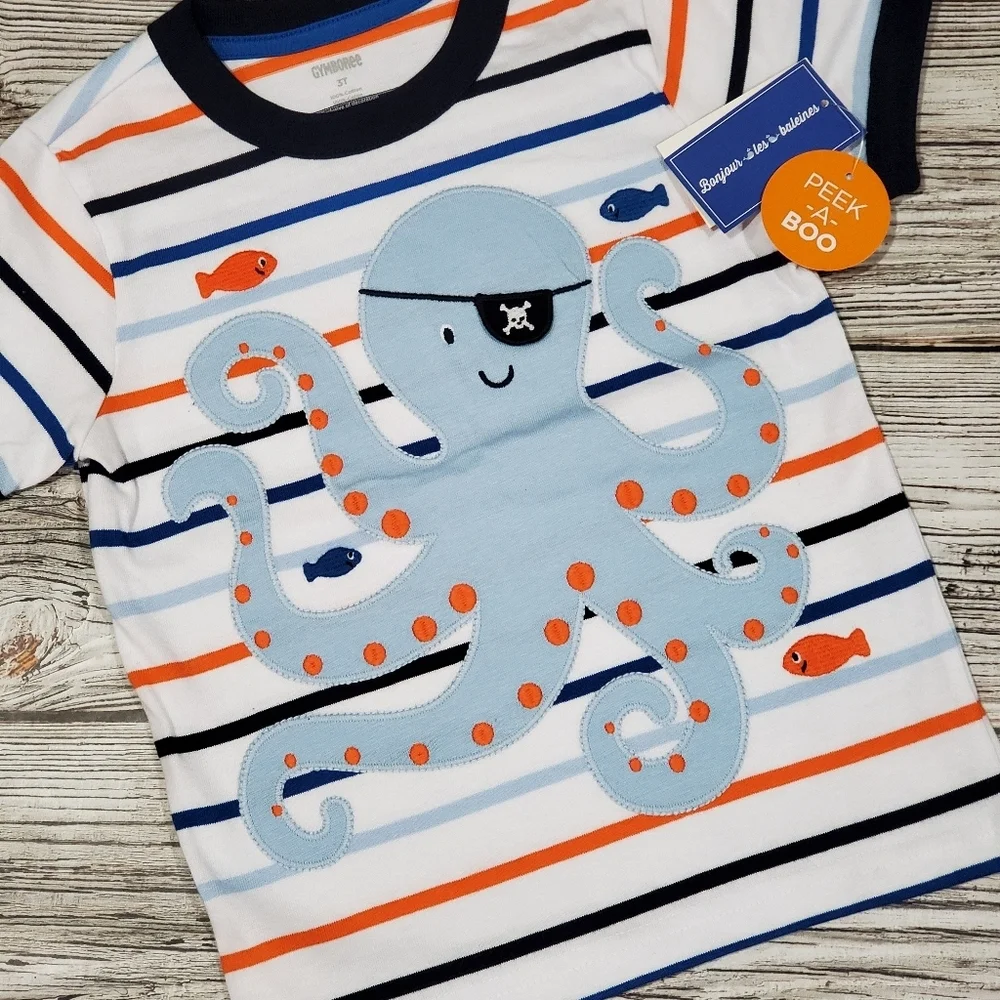 Pirate Octopus T-Shirt